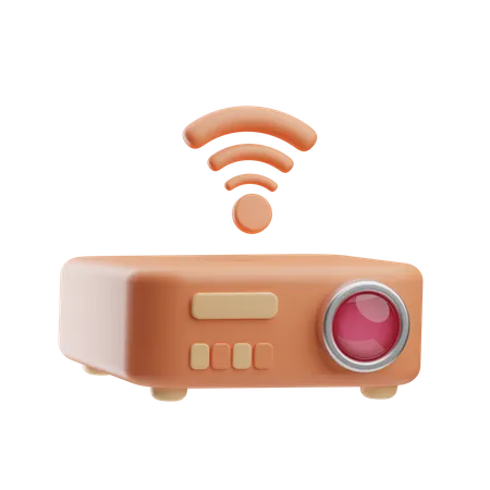 WLAN-Projektor  3D Icon