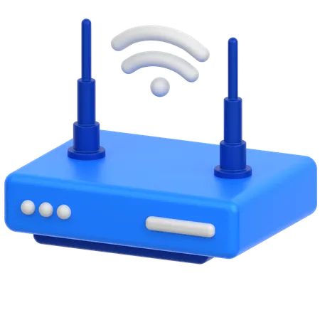 Wlan Router  3D Icon