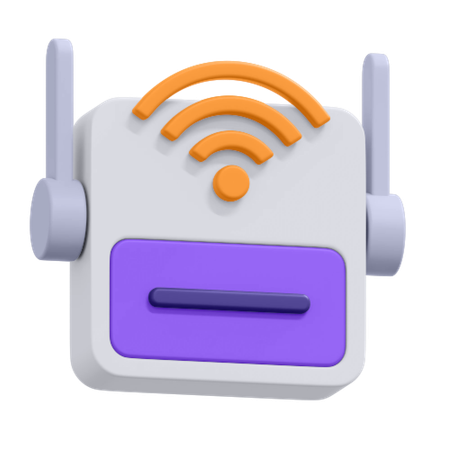 WLAN router  3D Icon