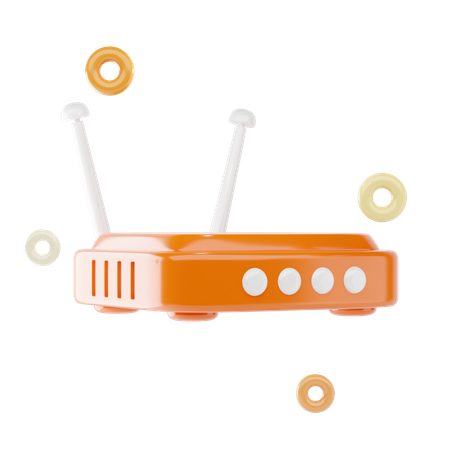 Wlan Router  3D Icon