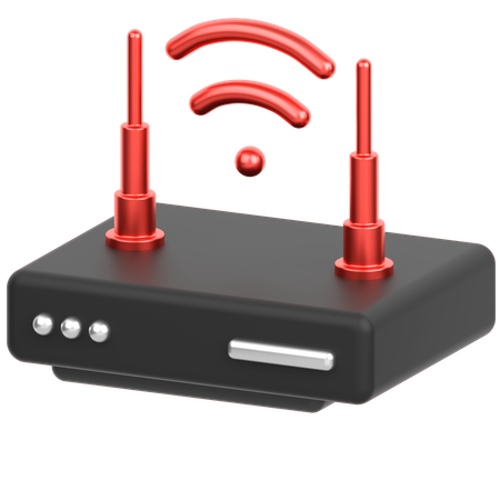 Wlan Router  3D Icon