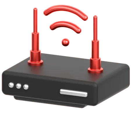 Wlan Router  3D Icon