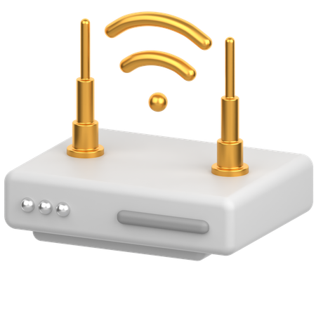 Wlan Router  3D Icon