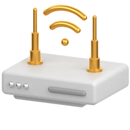 Wlan Router  3D Icon