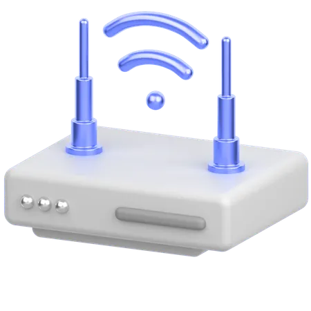Wlan Router  3D Icon