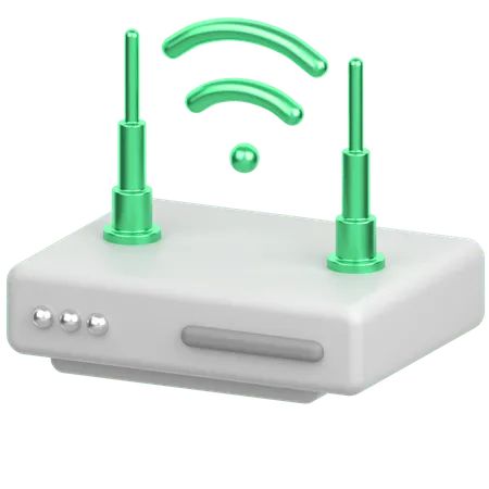 Wlan Router  3D Icon