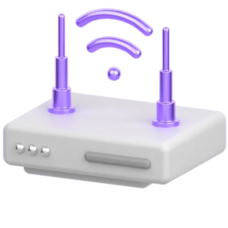 Wlan Router  3D Icon