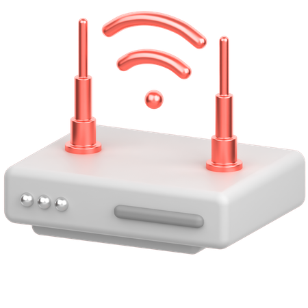 Wlan Router  3D Icon