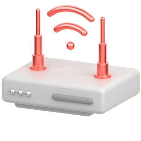 Wlan Router  3D Icon