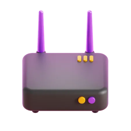 Wlan Router  3D Icon