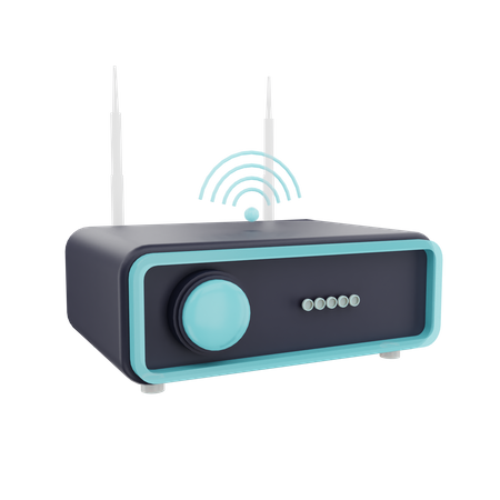 Wlan Router  3D Icon