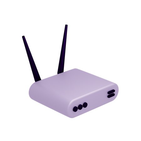 Wlan Router  3D Icon