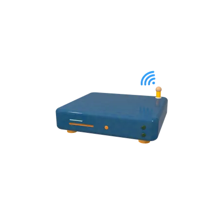 Wlan Router  3D Icon