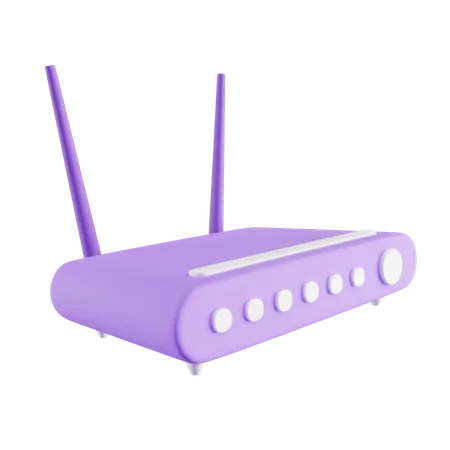 WLAN router  3D Icon