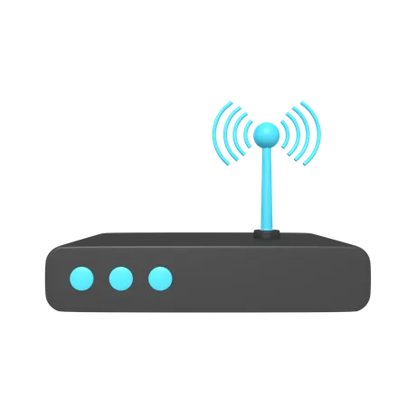 Wlan Router  3D Icon