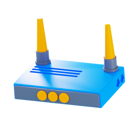 Wlan Router  3D Icon