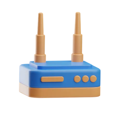 Wlan Router  3D Icon