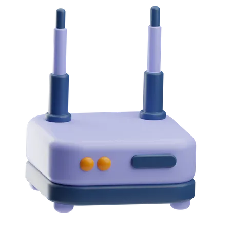 Wlan Router  3D Icon