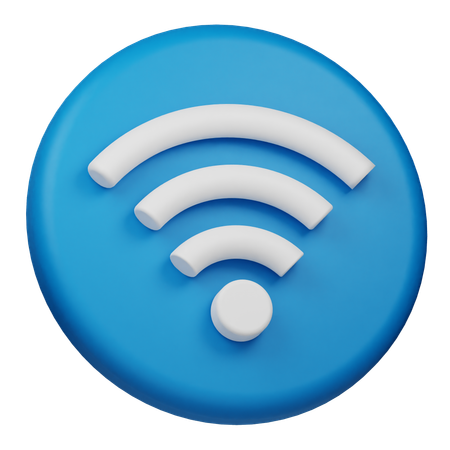 WLAN-Signal  3D Icon