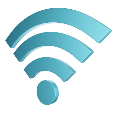 WLAN-Signal  3D Icon