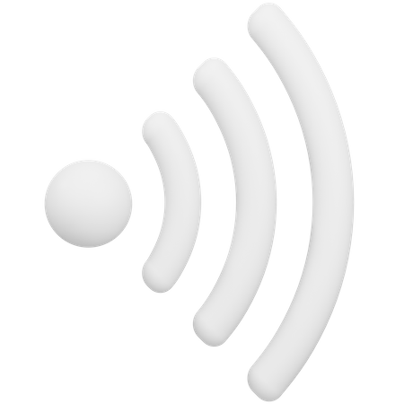 WLAN-Signal  3D Icon