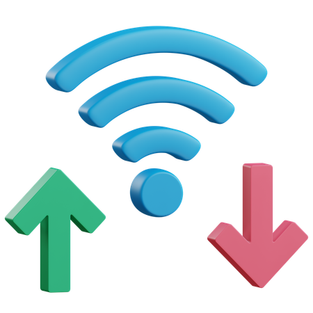 WLAN-Signal  3D Icon