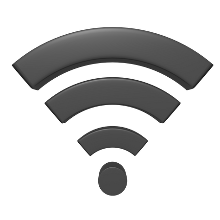 WLAN-Signal  3D Icon