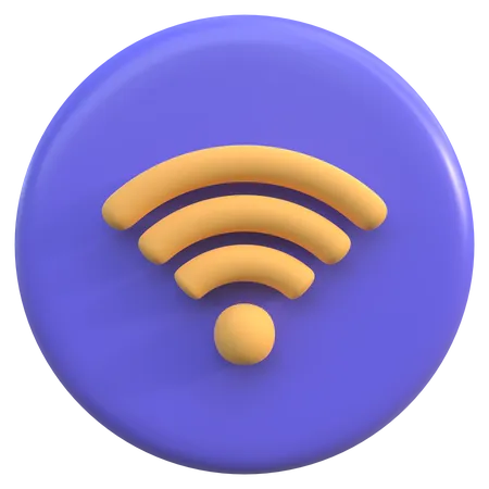 WiFi-Taste  3D Icon