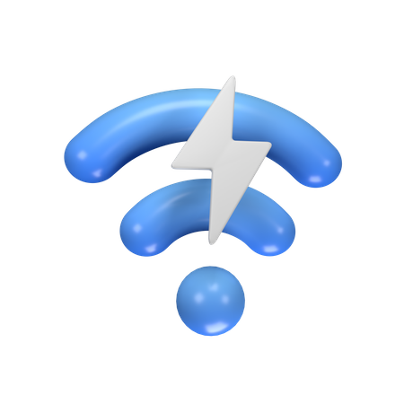 WiFi Verbindung  3D Icon