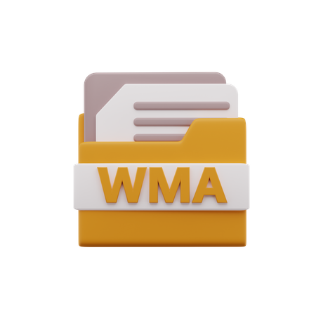 Wma File 3D Icon