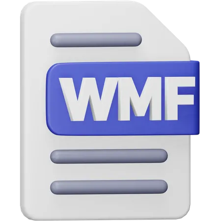 Wmf File  3D Icon