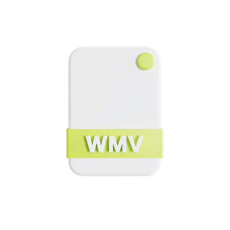 Wmv-Datei  3D Icon