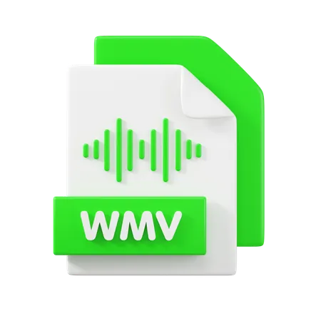 WMV File  3D Icon