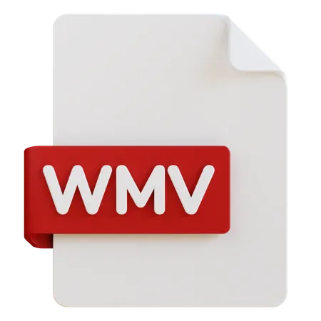 Wmv File  3D Icon