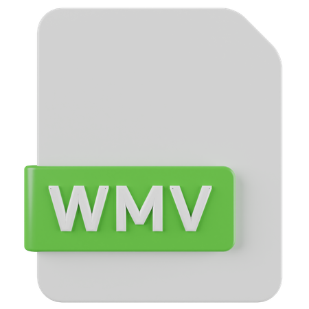 WMV File  3D Icon