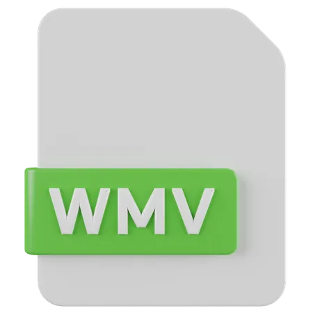 WMV File  3D Icon