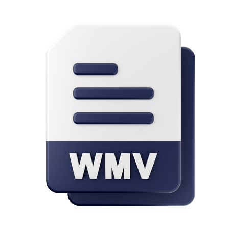 WMV File  3D Icon