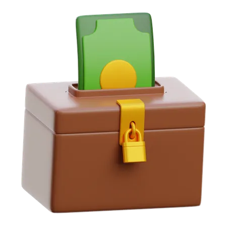 Ramadan-Wohltätigkeitsbox  3D Icon