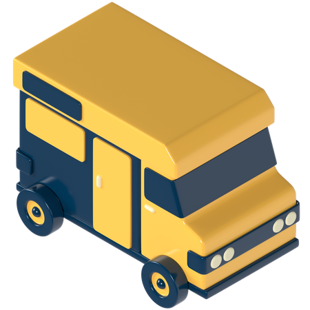 Wohnmobil  3D Icon