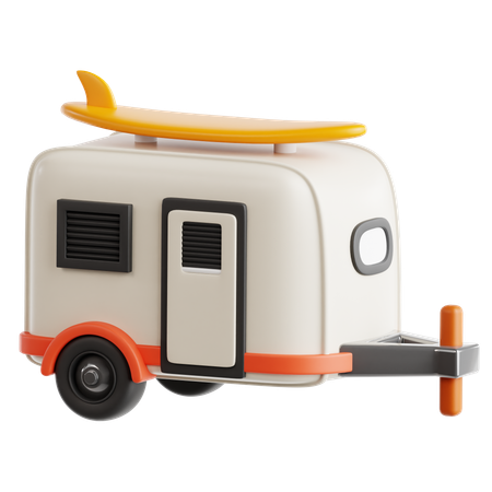 Wohnwagen  3D Icon