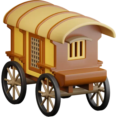 Wohnwagen  3D Icon