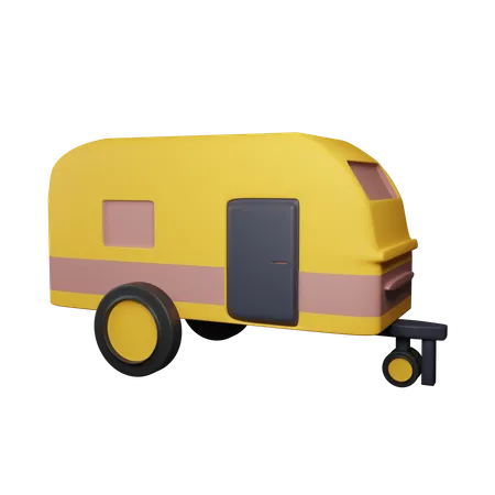 Wohnwagen  3D Icon