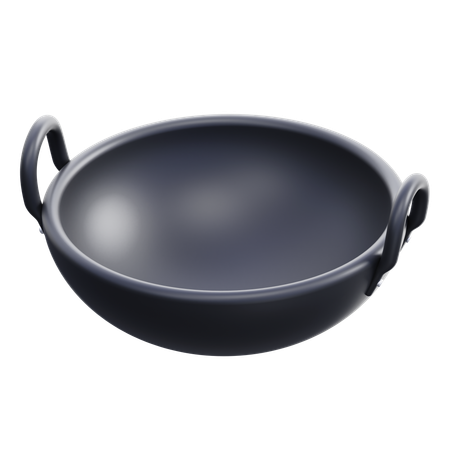 Wok  3D Icon