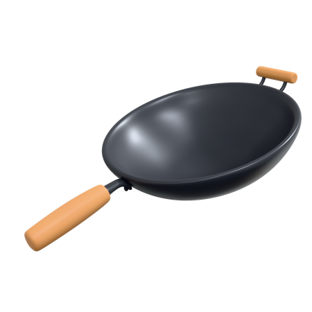 Wok  3D Icon