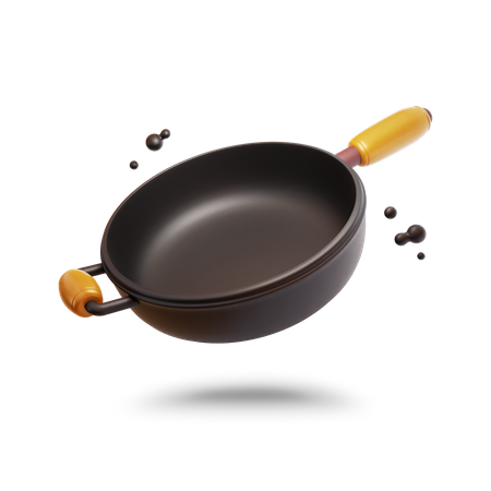 Wok  3D Icon