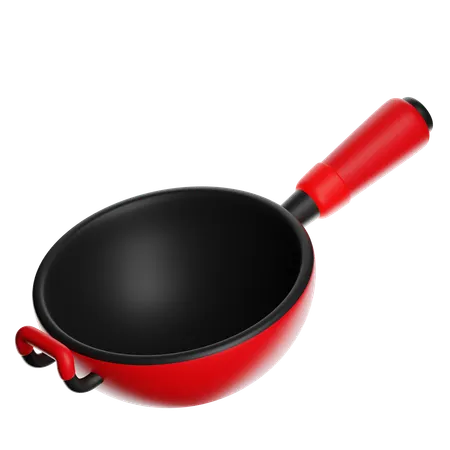 Wok  3D Icon