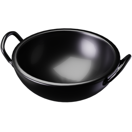 Wok  3D Icon