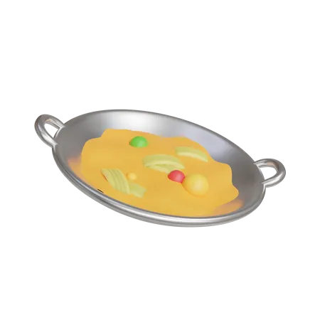 Wok  3D Icon