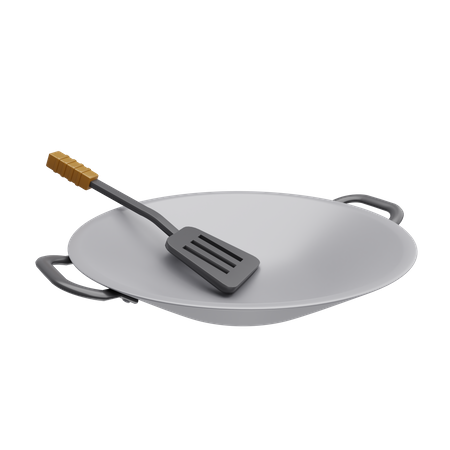 Wok  3D Icon