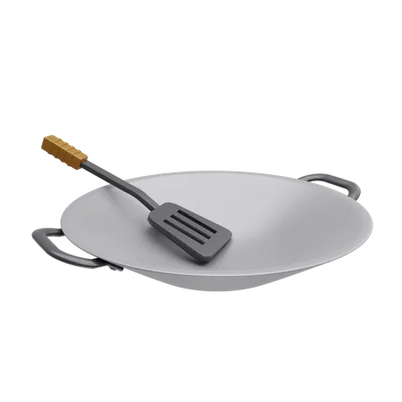 Wok  3D Icon